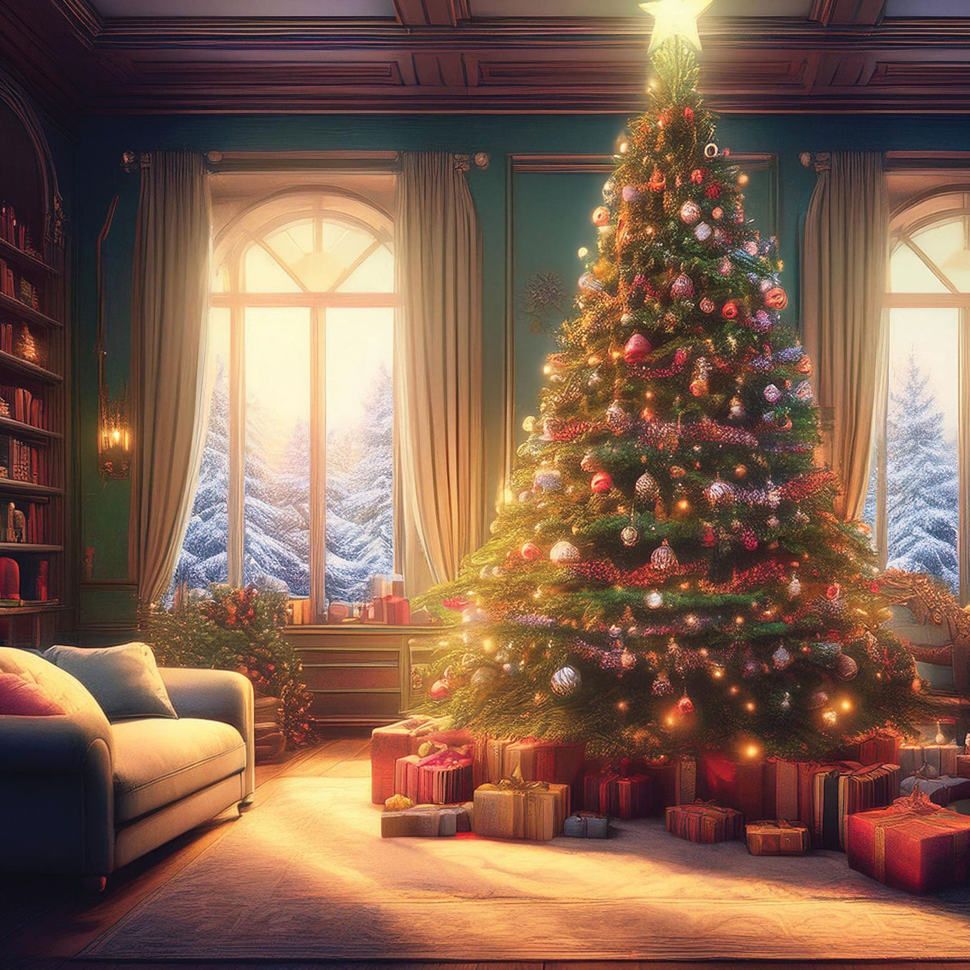 Christmas Tree Wax Melt Snap Bar