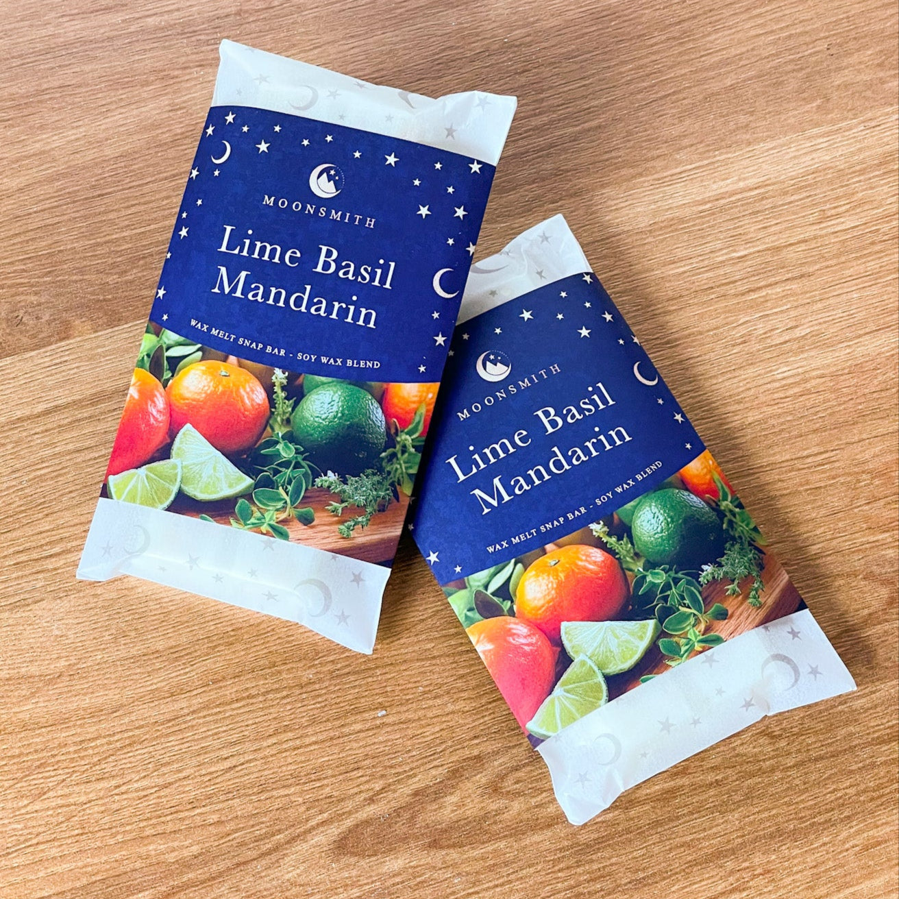 Lime, Basil, Mandarin Wax Melt Snap Bar