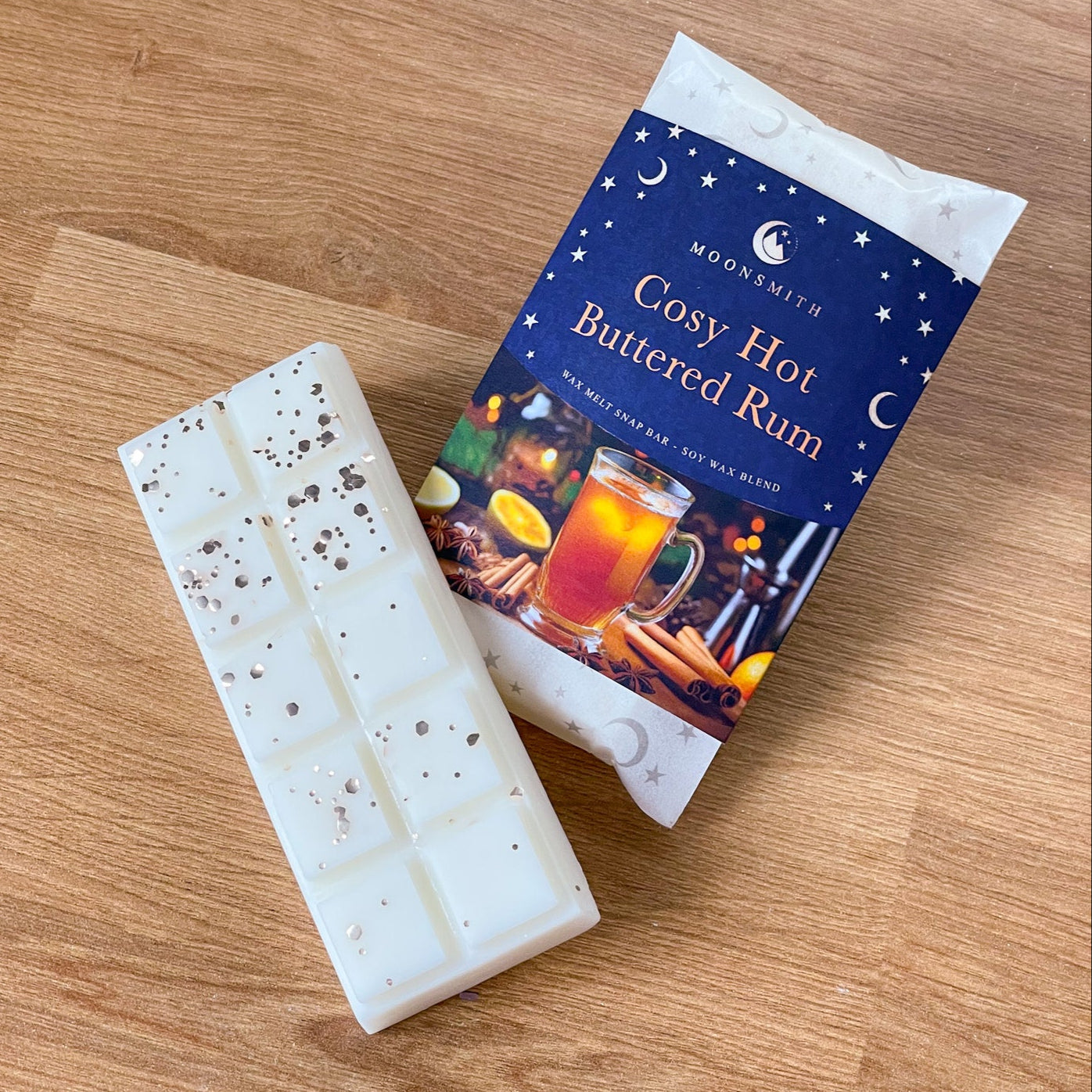 Cosy Hot Buttered Rum Wax Melt Snap Bar