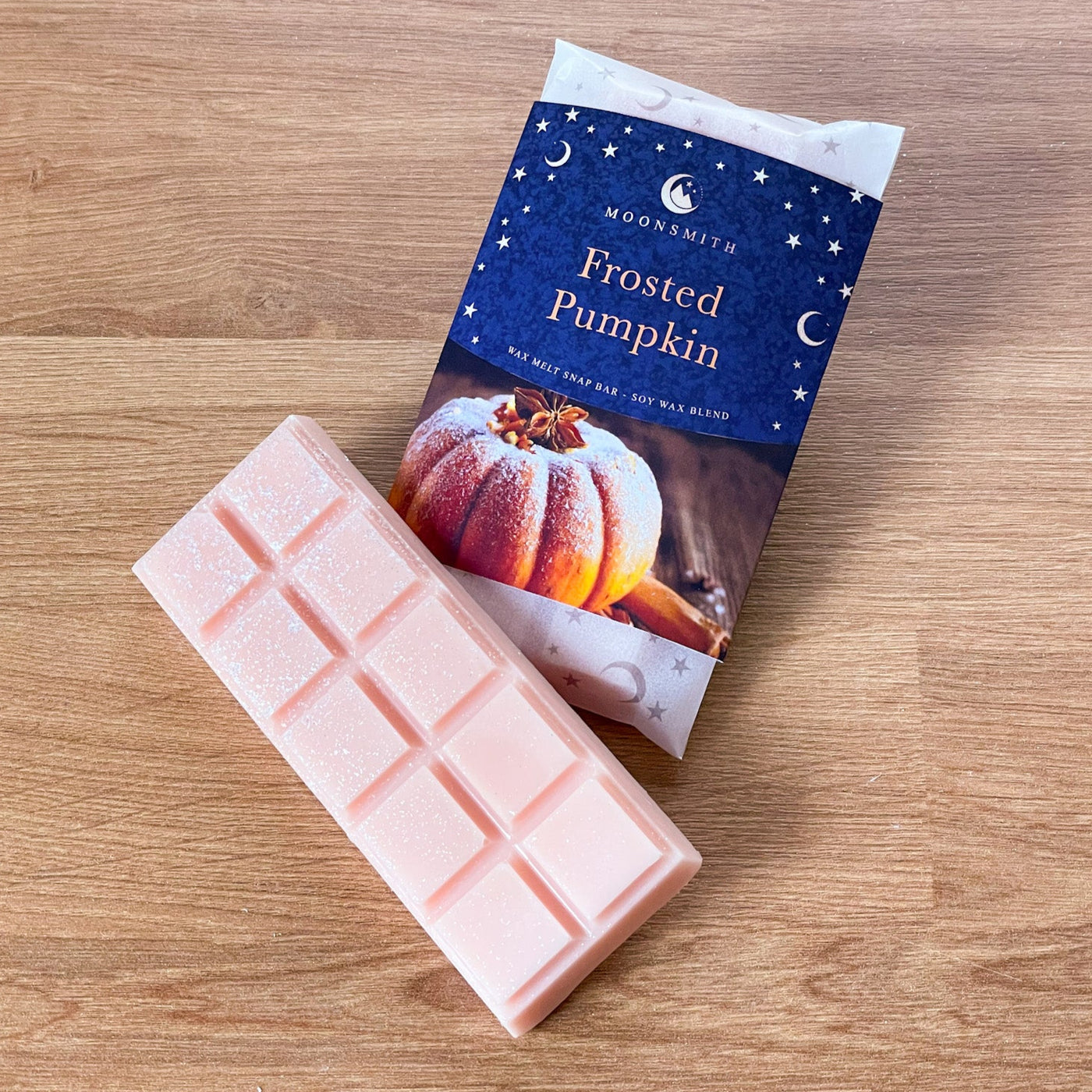 Frosted Pumpkin Wax Melt Snap Bar