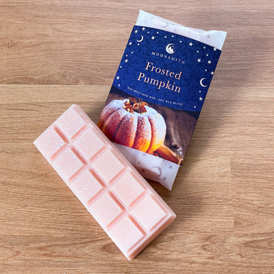 Frosted Pumpkin Wax Melt Snap Bar