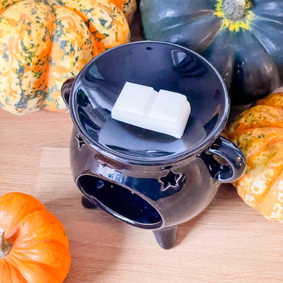 Cauldron (Spooky Season) Wax Melt Burner & 1 free wax melt bar & tealights (Copy) (Copy)