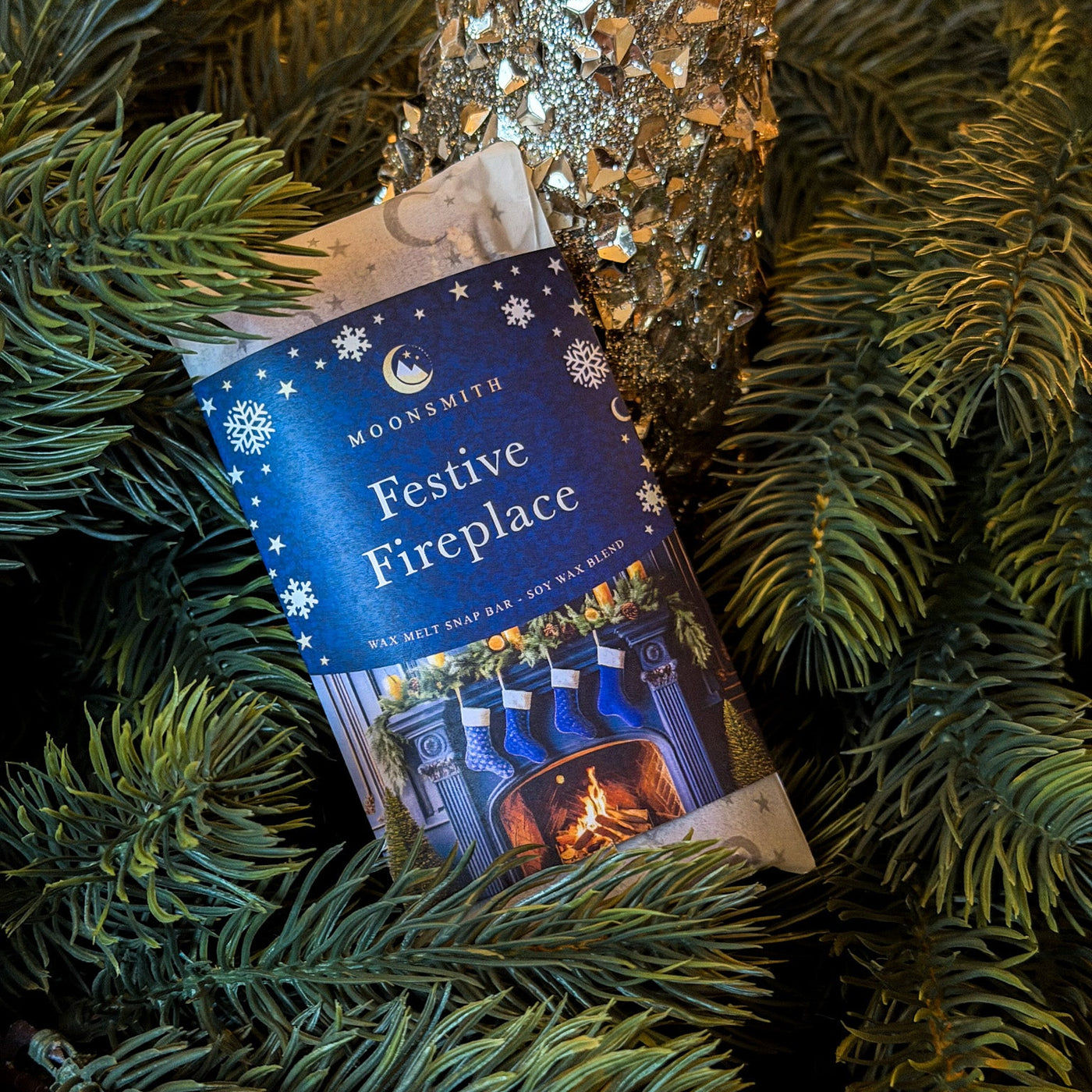 Festive Fireplace Melt Snap Bar