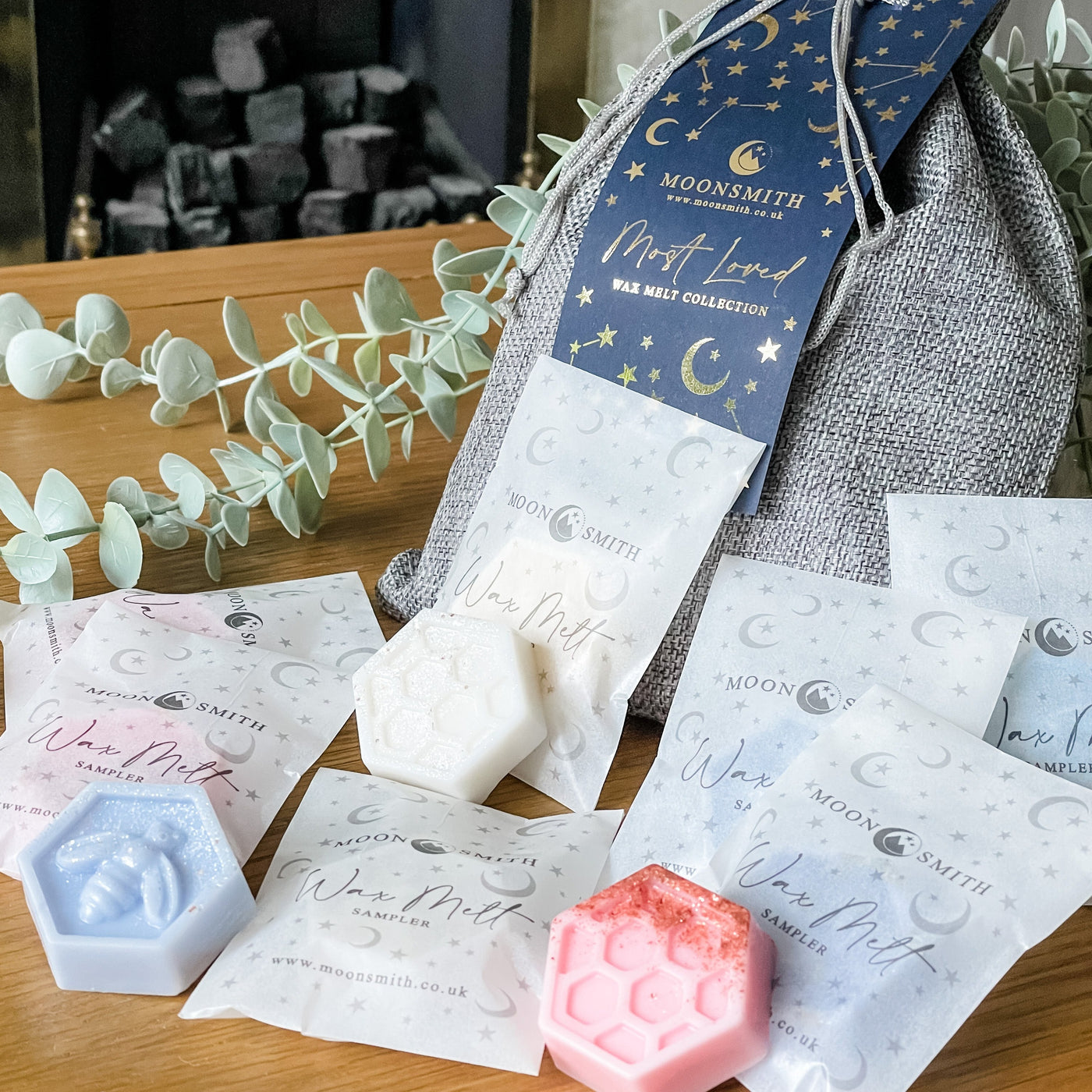 Starter Bundle - Wax Melt Selection Bag & Burner & Tealights