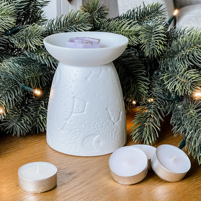 Constellation TEALIGHT Wax Melt Burner & 1 free wax melt bar
