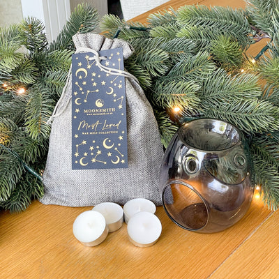 Starter Bundle - Wax Melt Selection Bag & Burner & Tealights