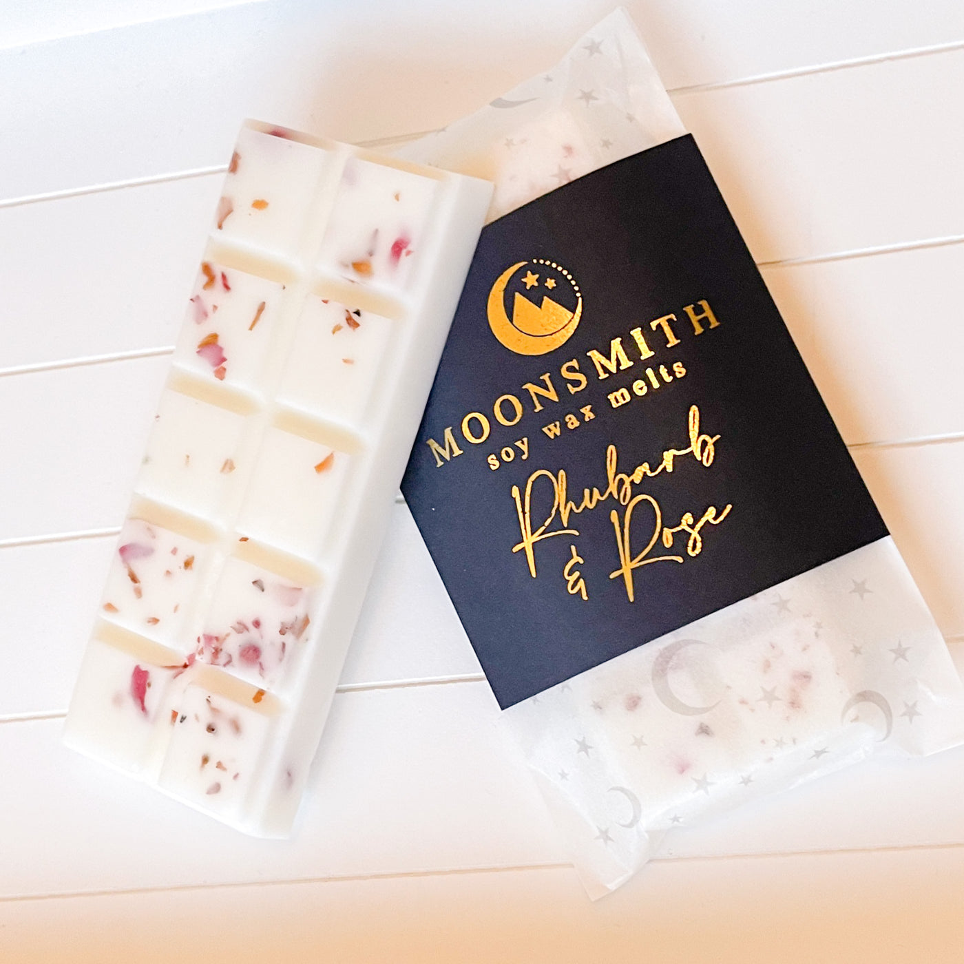 Rhubarb & Rose Wax Melt Snap Bar